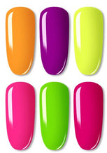 Load image into Gallery viewer, Neon Nail Art Pigment Powders
